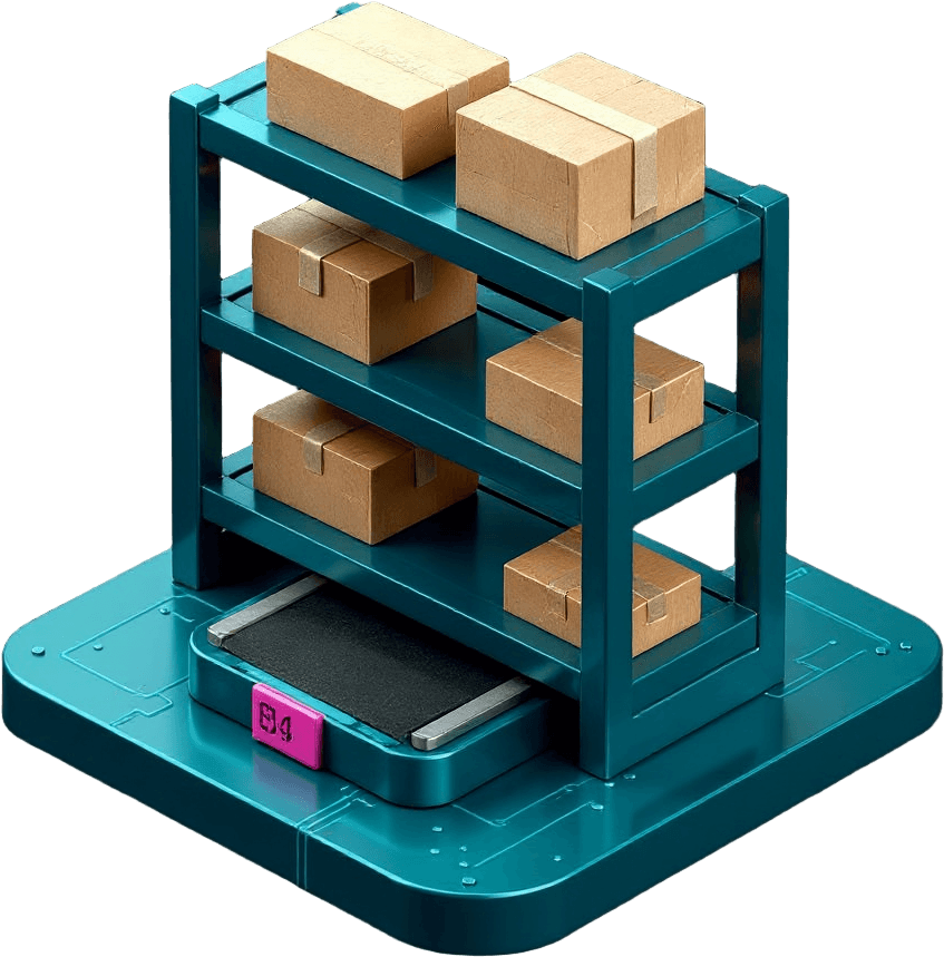 Wholesale operations automation illustration
